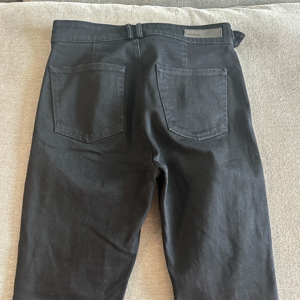 GRLFRND Jet Black Straight Leg Jeans - Picture 6 of 7